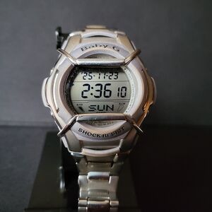 !!!SOLD!!! G-SHOCK ⌚️RARE GMS BABY-G MSG-135 STAINLESS STEEL